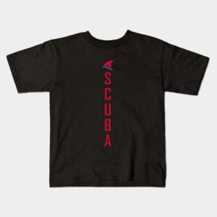 Scuba Shark Fin Kids T-Shirt